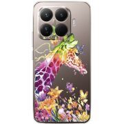 Прозорий чохол BoxFace Xiaomi 15T Pro Colorful Giraffe