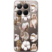 Прозорий чохол BoxFace Xiaomi 15T Pro Cotton and Rabbits