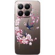 Чохол зі стразами Xiaomi 15T Pro Swallows and Bloom