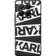 Чорний чохол BoxFace Xiaomi 15T Pro White Karl