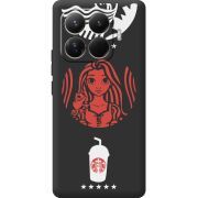 Чорний чохол BoxFace Xiaomi 15T Pro RedWhite Coffee