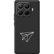 Чорний чохол BoxFace Xiaomi 15T Pro Paper Plane