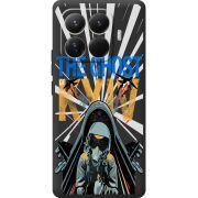 Чорний чохол BoxFace Xiaomi 15T Pro Привид Києва в дії