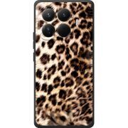 Чорний чохол BoxFace Xiaomi 15T Pro Леопардовий