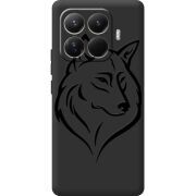 Чорний чохол BoxFace Xiaomi 15T Pro Wolf