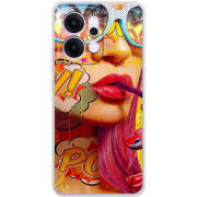 Чохол BoxFace OPPO Reno 14 5G Yellow Girl Pop Art