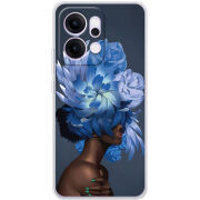 Чохол BoxFace OPPO Reno 14 5G Exquisite Blue Flowers