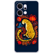 Чохол BoxFace OPPO Reno 14 5G Petrykivka Leopard