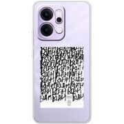 Прозорий чохол BoxFace OPPO Reno 14 5G Blah Blah