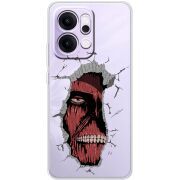 Прозорий чохол BoxFace OPPO Reno 14 5G Нападение Титана