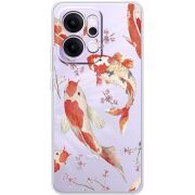 Прозорий чохол BoxFace OPPO Reno 14 5G Japanese Koi Fish