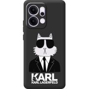 Чорний чохол BoxFace OPPO Reno 14 5G Cat in Black