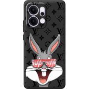 Чорний чохол BoxFace OPPO Reno 14 5G looney bunny