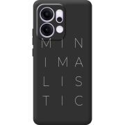 Чорний чохол BoxFace OPPO Reno 14 5G Minimalistic