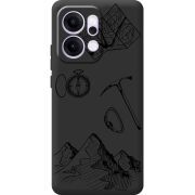 Чорний чохол BoxFace OPPO Reno 14 5G Mountains