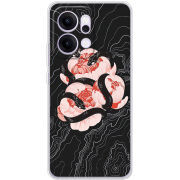 Чохол BoxFace OPPO Reno 14 Pro 5G Snake Rose