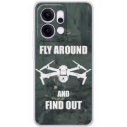 Чохол BoxFace OPPO Reno 14 Pro 5G Дрон Fly Around