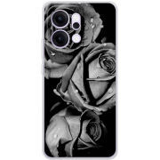 Чохол BoxFace OPPO Reno 14 Pro 5G Black and White Roses