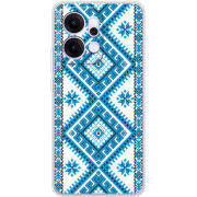 Чохол BoxFace OPPO Reno 14 Pro 5G Блакитний Орнамент