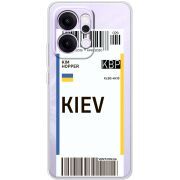 Прозорий чохол BoxFace OPPO Reno 14 Pro 5G Ticket Kiev