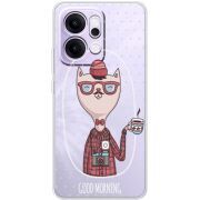 Прозорий чохол BoxFace OPPO Reno 14 Pro 5G Good Morning