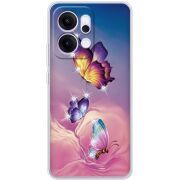Чохол зі стразами OPPO Reno 14 Pro 5G Butterflies