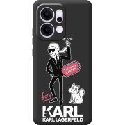 Чорний чохол BoxFace OPPO Reno 14 Pro 5G For Karl