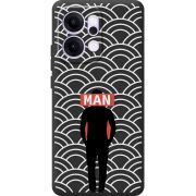 Чорний чохол BoxFace OPPO Reno 14 Pro 5G Man Pattern