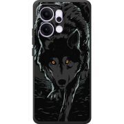 Чорний чохол BoxFace OPPO Reno 14 Pro 5G Wolf