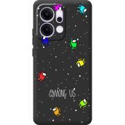 Чорний чохол BoxFace OPPO Reno 14 Pro 5G Among Us Invisible