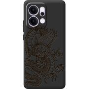 Чорний чохол BoxFace OPPO Reno 14 Pro 5G Chinese Dragon