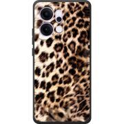 Чорний чохол BoxFace OPPO Reno 14 Pro 5G Леопардовий