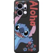 Чорний чохол BoxFace OPPO Reno 14 Pro 5G Гавайський гість Stich