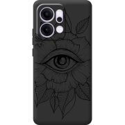 Чорний чохол BoxFace OPPO Reno 14 Pro 5G Eye