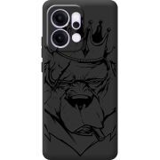 Чорний чохол BoxFace OPPO Reno 14 Pro 5G Bear King