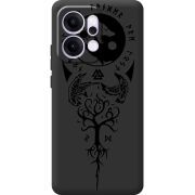 Чорний чохол BoxFace OPPO Reno 14 Pro 5G Hugin and Munin