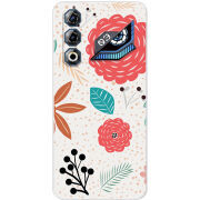 Чохол BoxFace Nubia Neo 3 GT 5G Line Flowers