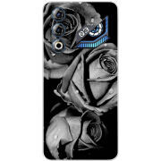 Чохол BoxFace Nubia Neo 3 GT 5G Black and White Roses
