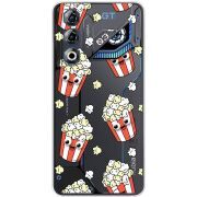 Прозорий чохол BoxFace Nubia Neo 3 GT 5G с 3D-глазками Popcorn