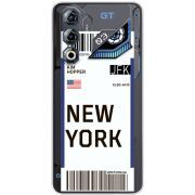 Прозорий чохол BoxFace Nubia Neo 3 GT 5G Ticket New York