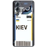 Прозорий чохол BoxFace Nubia Neo 3 GT 5G Ticket Kiev
