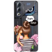 Прозорий чохол BoxFace Nubia Neo 3 GT 5G Super Mama and Daughter