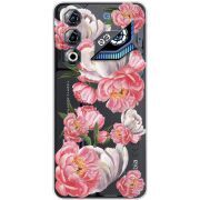 Прозорий чохол BoxFace Nubia Neo 3 GT 5G Peony Watercolor Style