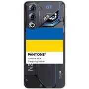 Прозорий чохол BoxFace Nubia Neo 3 GT 5G Pantone вільний синій