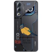 Прозорий чохол BoxFace Nubia Neo 3 GT 5G Синиця і калина