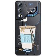 Прозорий чохол BoxFace Nubia Neo 3 GT 5G Segull in Cofee Pool