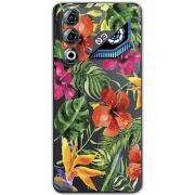 Прозорий чохол BoxFace Nubia Neo 3 GT 5G Tropical Flowers