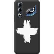 Чорний чохол BoxFace Nubia Neo 3 GT 5G Білий хрест ЗСУ