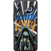 Чорний чохол BoxFace Nubia Neo 3 GT 5G Привид Києва в дії