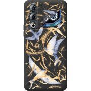 Чорний чохол BoxFace Nubia Neo 3 GT 5G Ластівки